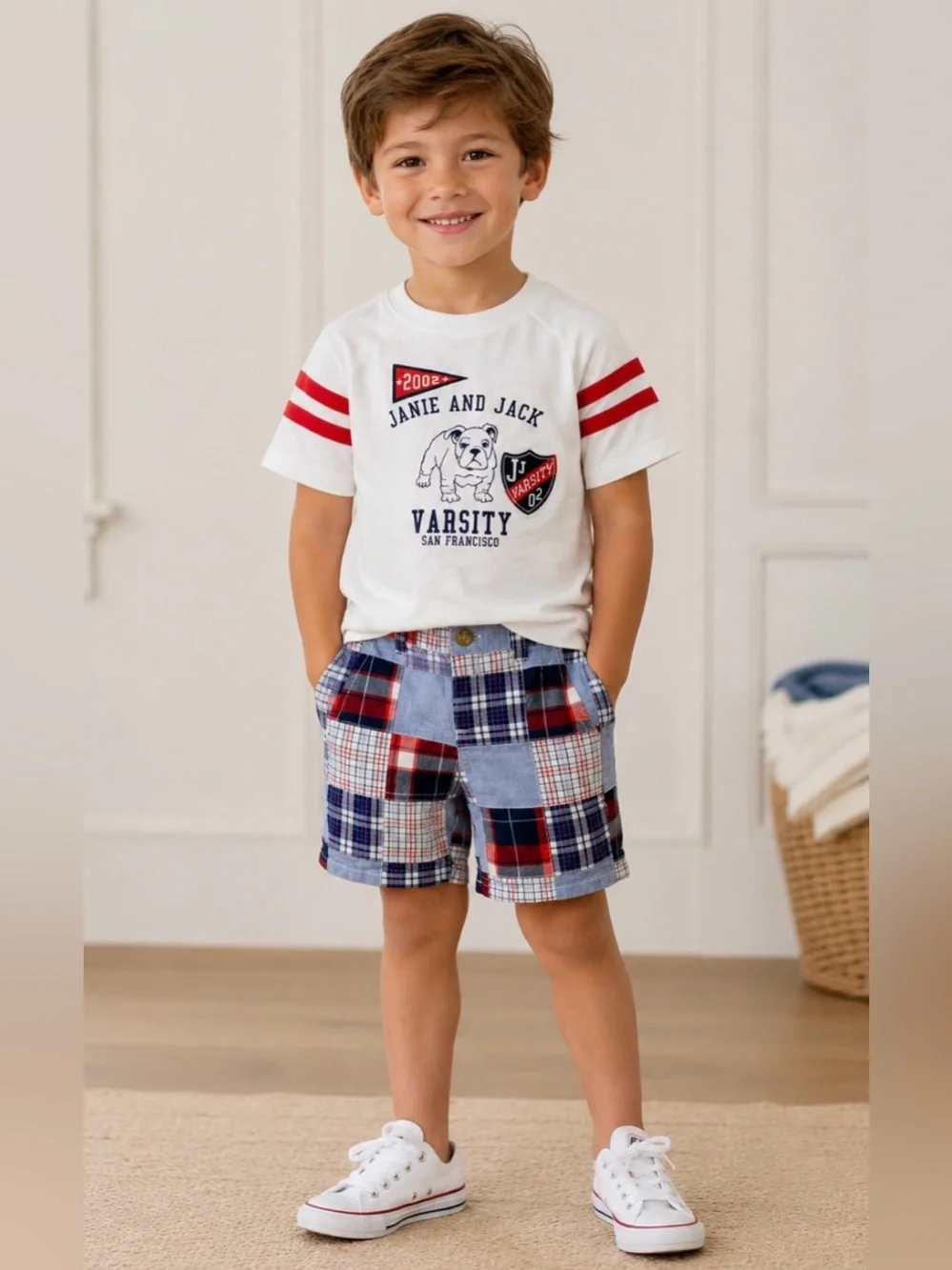 Janie and Jack Boys 2 Piece Matching Outfit